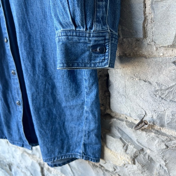 Madewell Denim Shirtdress Size Medium - Picture 8 of 8